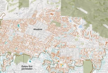 New Maps Reveal Devastating Impact of Palisades and Eaton Fires in Los Angeles County